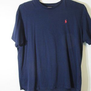 Polo by Ralph Lauren Blue Crew Neck Tee Shirt X Large